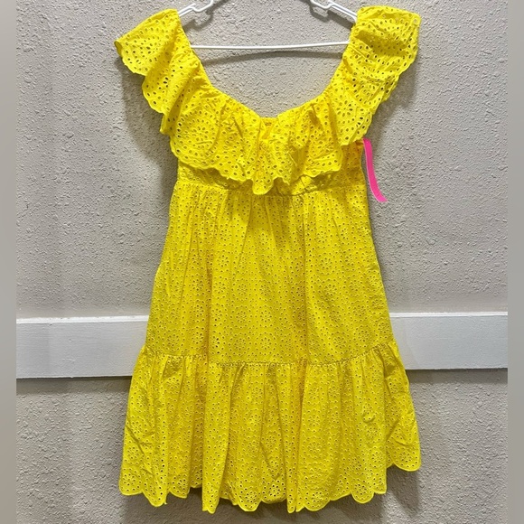 Lilly Pulitzer Asteria Eyelet Babydoll Dress in Daisy Dreams NWT Size 2 - Picture 5 of 13